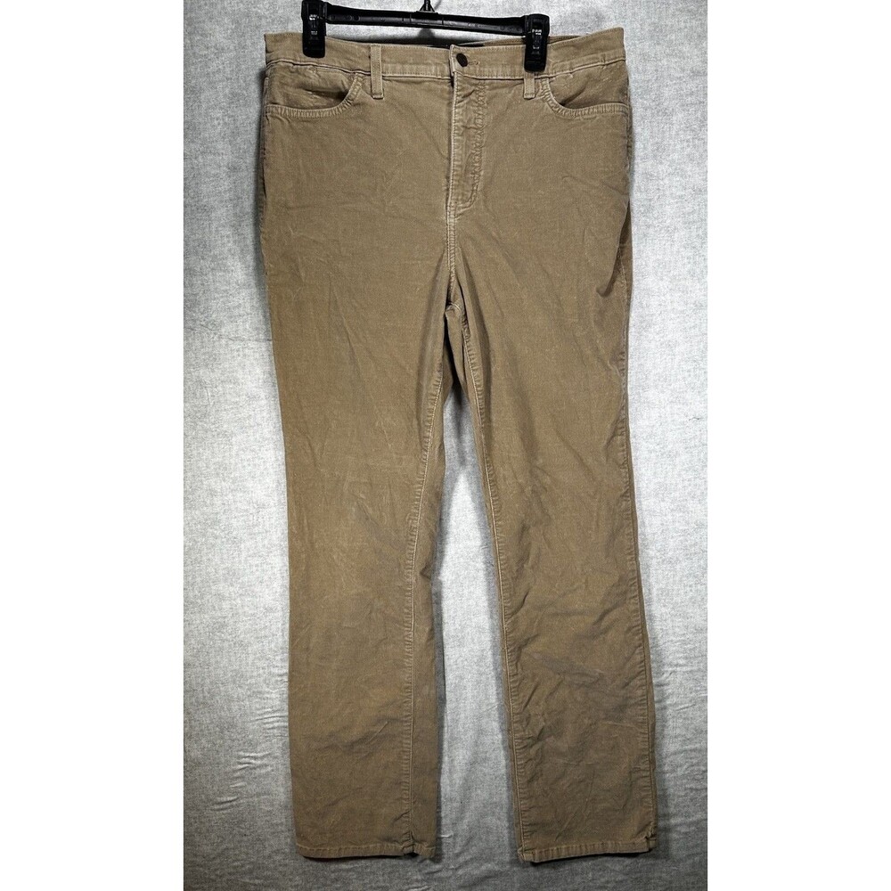 Not Your Daughters Jeans NYDJ Corduroy Mid Rise Bootcut Women’s 16 Beige